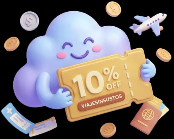 Cupón de descuento 10% ViajesSinSustos